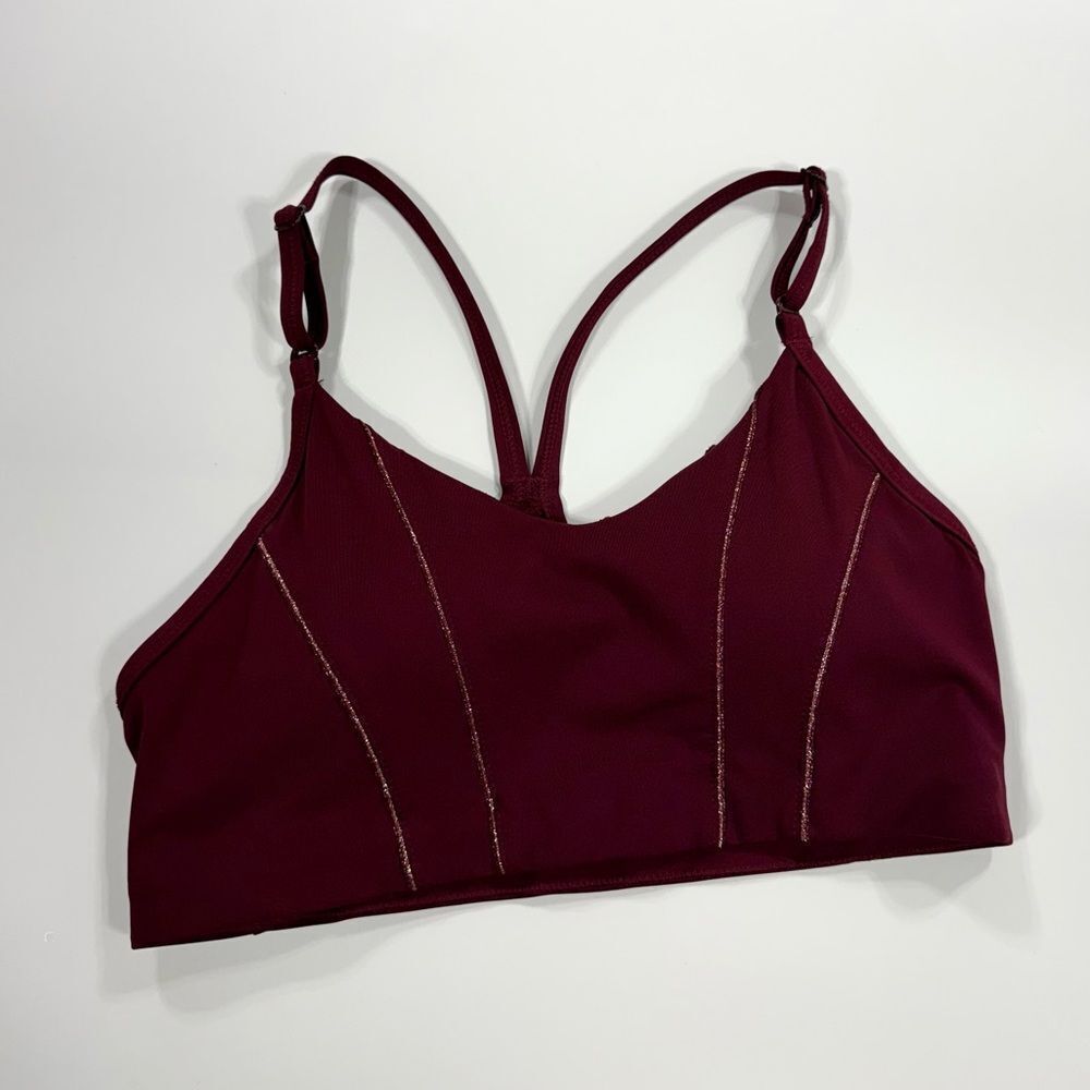 Nike Dri-fit Burgundy Women's sports bra S